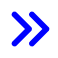 blue chevron arrows
